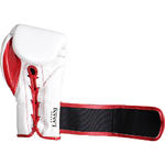 Premium Leather Boxing Gloves - White 