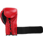 Premium Pro Leather Boxing Gloves - Red