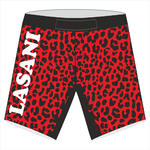 Custom Design Leopard Print MMA Shorts 
