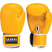 Yellow Leather Boxing Gloves