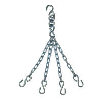 Hanging Punch Bag Steel Chains S Hook Connectors 4 
