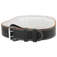  4 inch Fitness Gym Leather Weightlifting Belt